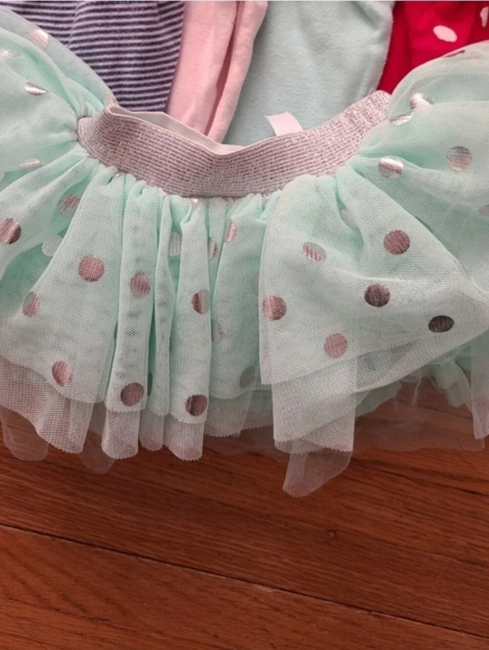 bundle of baby girl bottoms, 6 months